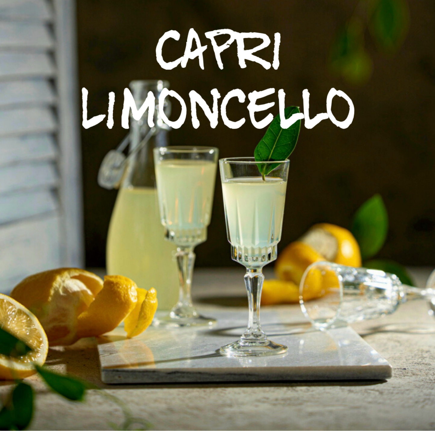 Capri Limoncello. 
Sit back and relax on an Italian seaside excursion. Refreshing sea salt and mint sprig dance with bright lemon peel, sweet sugar crystals and chilled vodka.