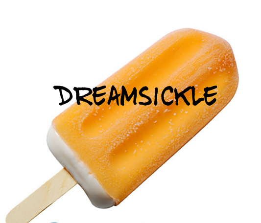 Dreamsickle.
Orange peels and lemon zests sweetened by shaved coconut and French vanilla, and Tonka Bean.