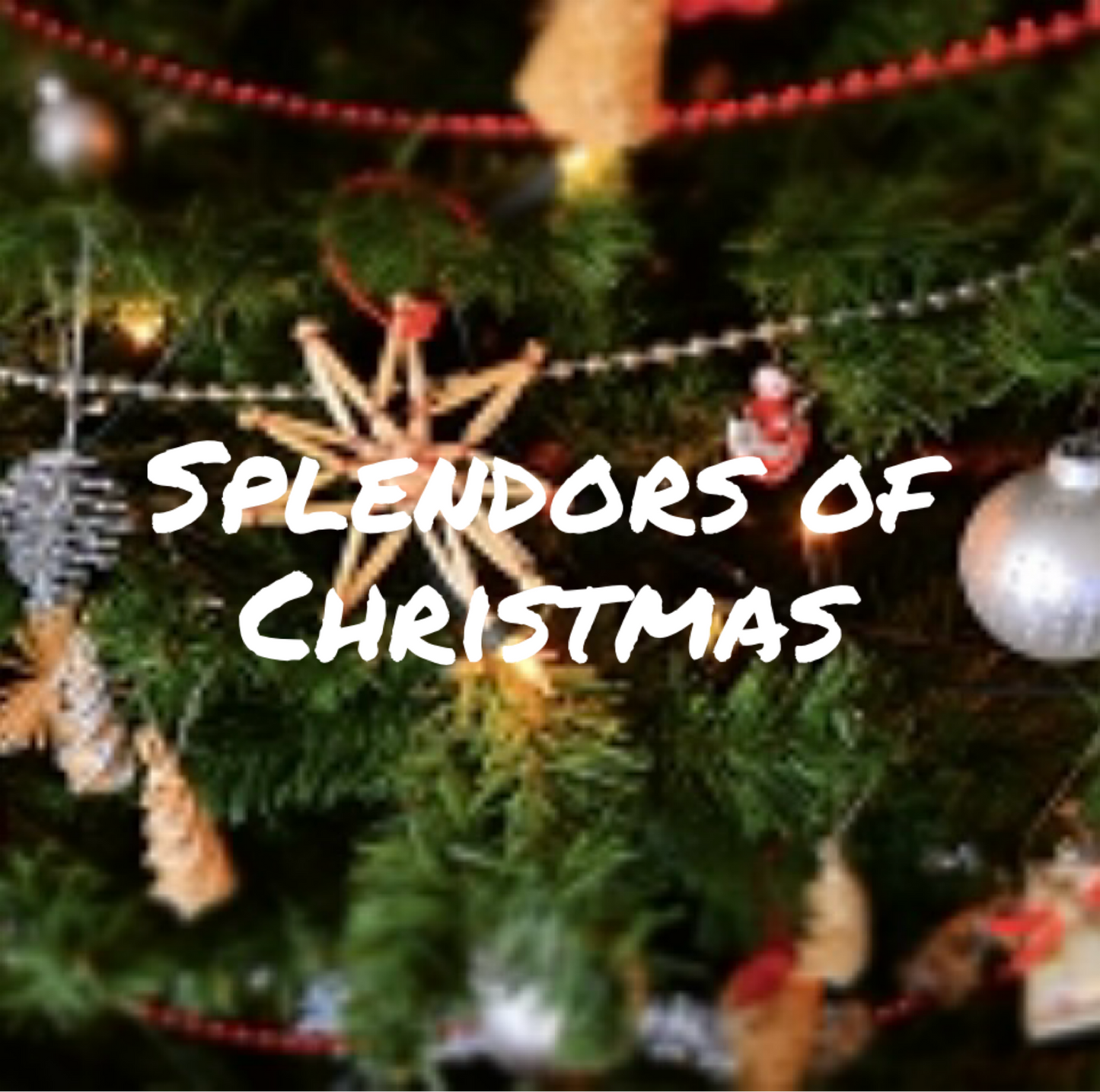 Splendors of Christmas.
A citrus blend with a spiced apple scent and many holiday spices, cinnamon, clove, and nutmeg mixed throughout.