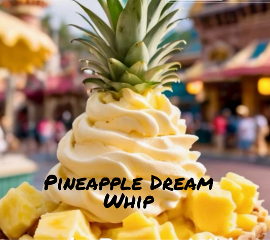 Pineapple Dream Whip.
This Pineapple Dream Whip Fragrance offers a delightful citrusy aroma of the classic Pineapple soft serve ice cream. Enjoy the comforting scent of pineapple for hours with its sweet and uplifting notes.