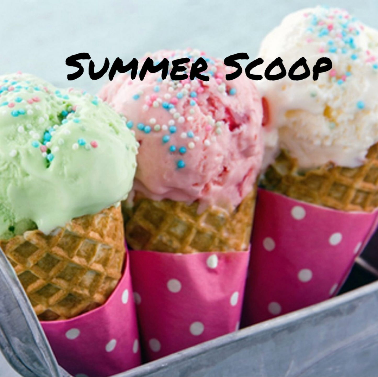 Summer Scoop.
Nostalgic memories of your favorite treat on a summer day, complete with fruity nuances swirled in a creamy sweet texture.