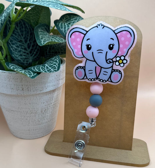 Elephant Badge Reel